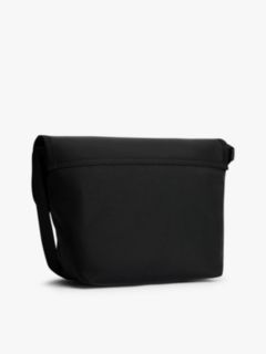 Essential Logo Crossbody Messenger Bag — Black 3