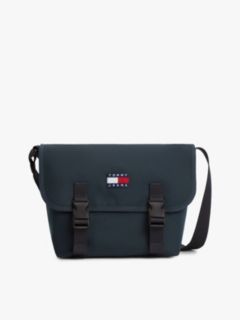 Essential Logo Crossbody Messenger Bag — Blue 1