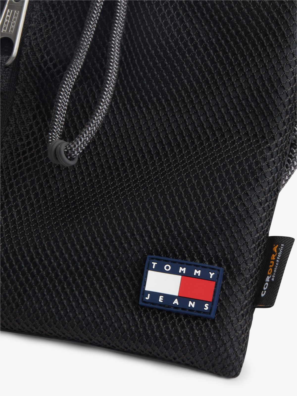 Outdoor Drawstring Sacoche Bag — Black