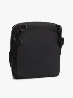 Logo Crossbody Reporter Bag — Black 3