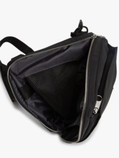 Logo Crossbody Reporter Bag — Black 4
