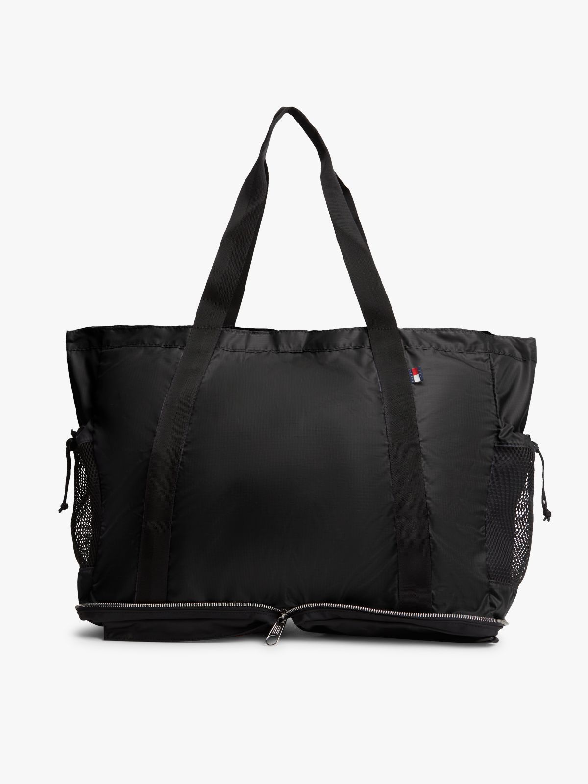 Logo Crossbody Reporter Bag — Black