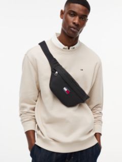 Essential Repeat Logo Bum Bag — Black 2