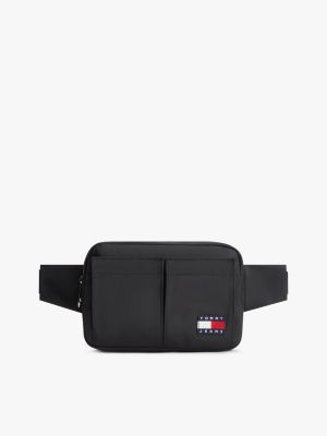 black convertible bum bag backpack for men tommy jeans