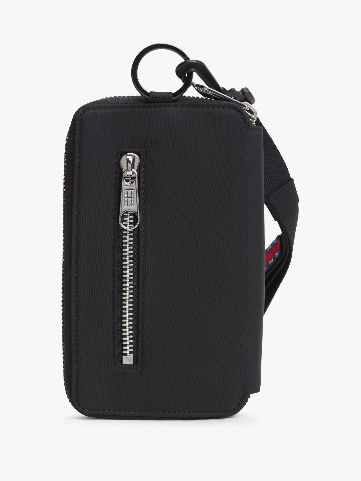 Lanyard Textile Wallet — Black