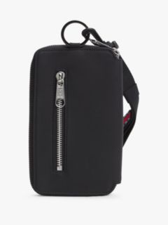 Lanyard Textile Wallet — Black 2