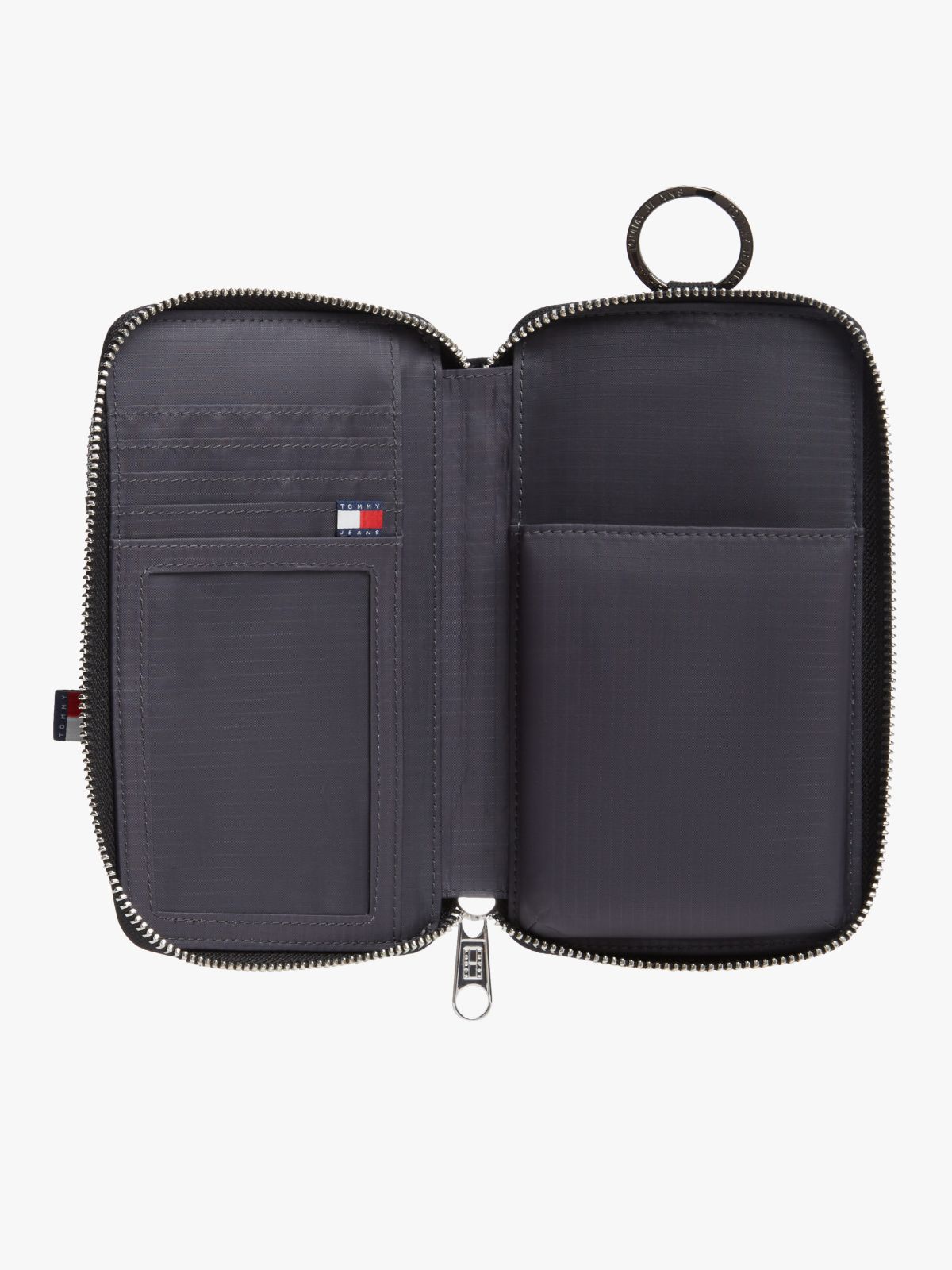Lanyard Textile Wallet — Black