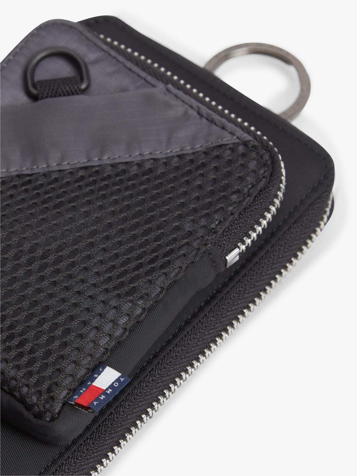 Lanyard Textile Wallet — Black