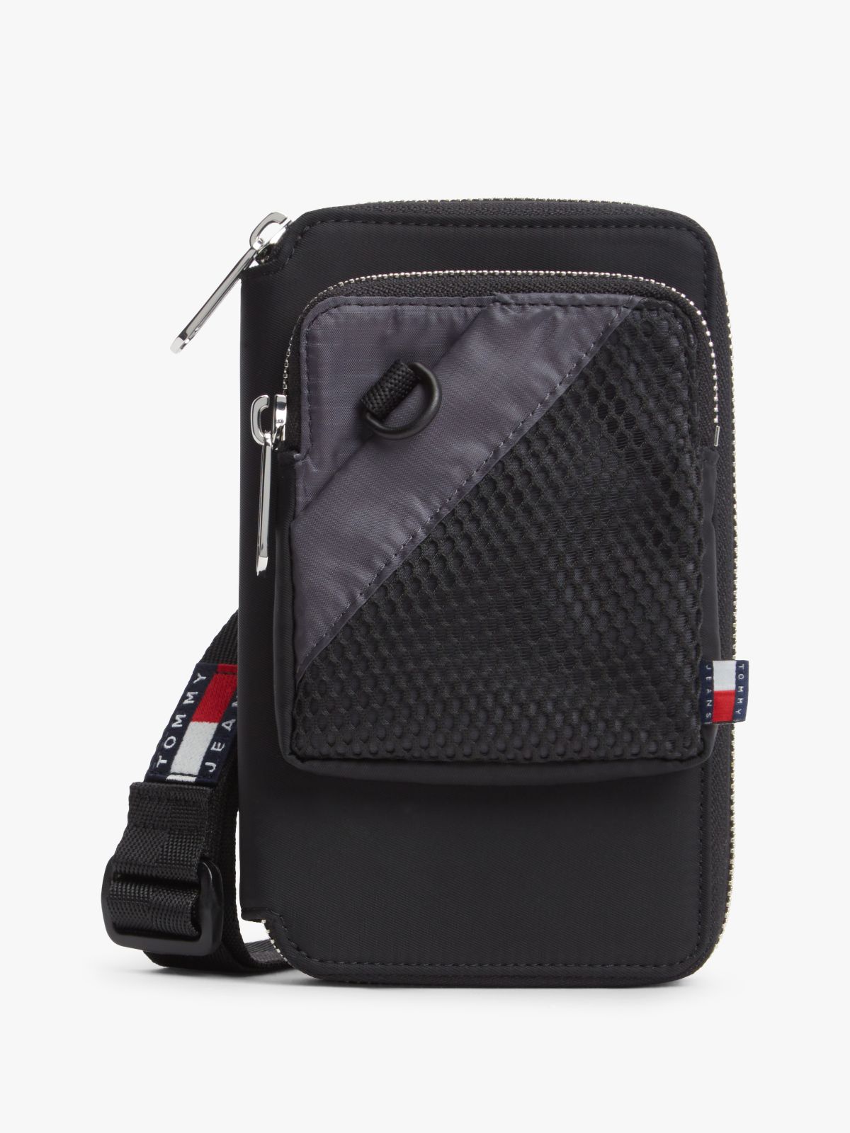 Lanyard Textile Wallet — Black