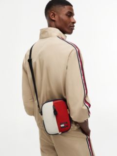 Archive Textile Crossbody Reporter Bag — Blue 2