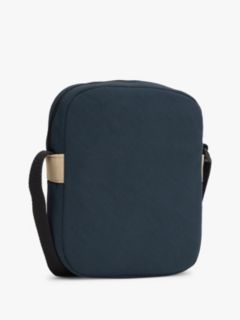 Archive Textile Crossbody Reporter Bag — Blue 3