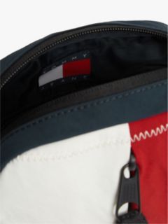 Archive Textile Crossbody Reporter Bag — Blue 4