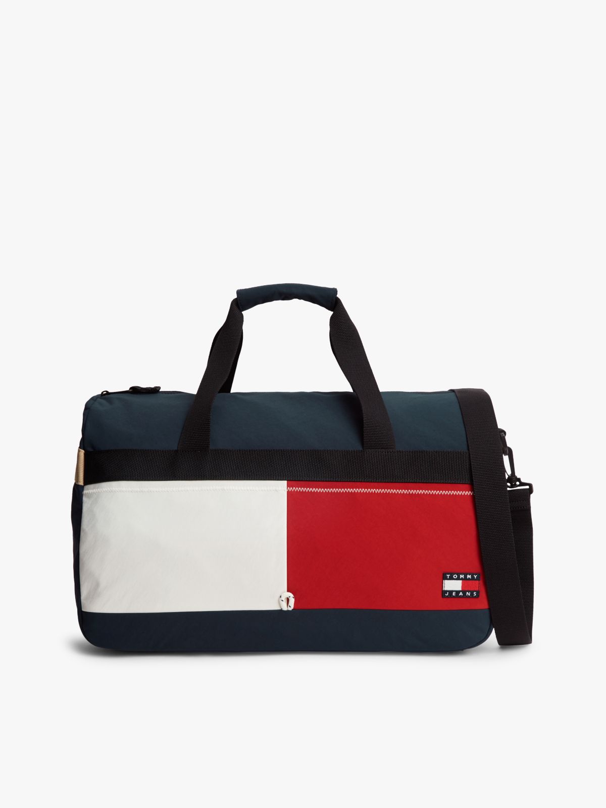 Archive Signature Colour-Blocked Duffel Bag — Blue