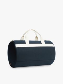Logo Embroidery Duffel Bag — Blue 3