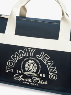 Logo Embroidery Duffel Bag — Blue 5