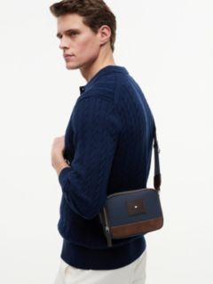 Heritage Colour-Blocked Crossbody Camera Bag — Blue 2