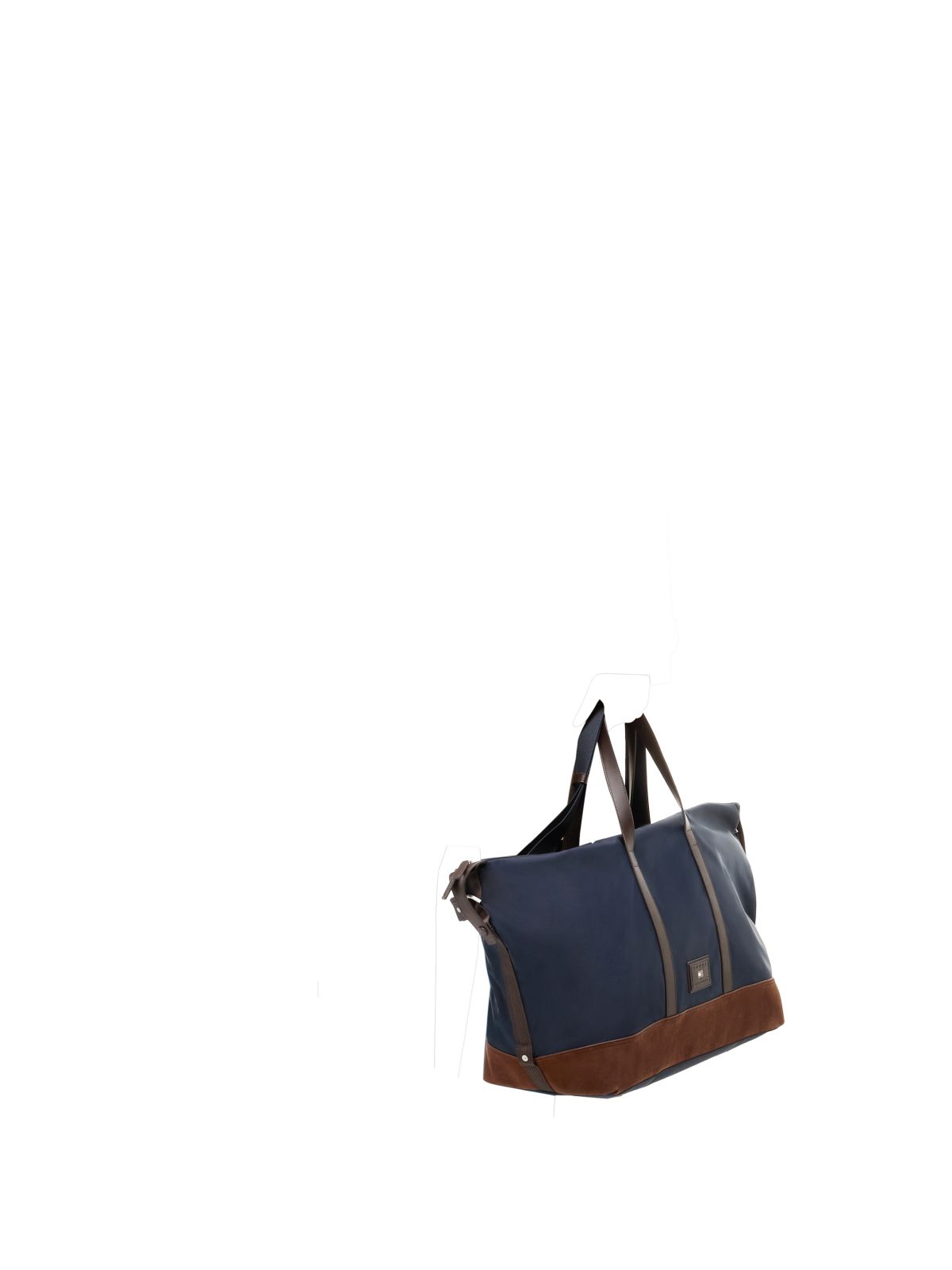 Heritage Logo Patch Duffel Bag — Blue