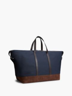 Heritage Logo Patch Duffel Bag — Blue 3
