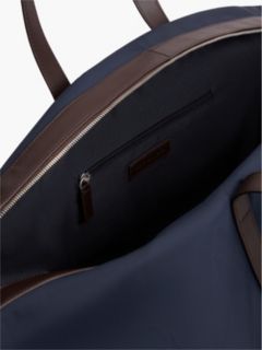 Heritage Logo Patch Duffel Bag — Blue 4