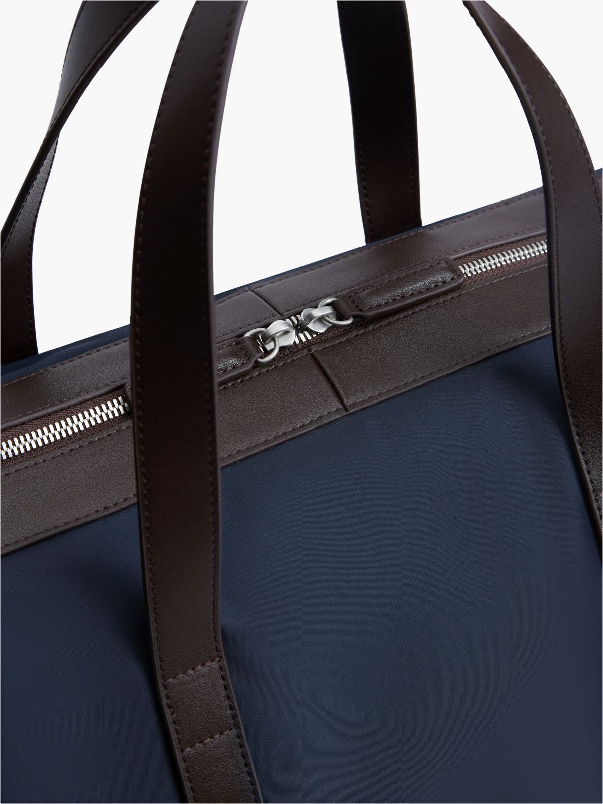 Heritage Logo Patch Duffel Bag — Blue