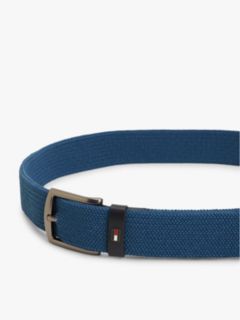 Denton Braided Webbing Elastic Belt — Blue 3