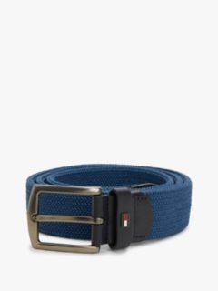 Denton Braided Webbing Elastic Belt — Blue 4