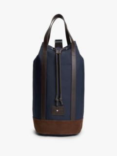Heritage Logo Patch Sling Bag — Blue 1