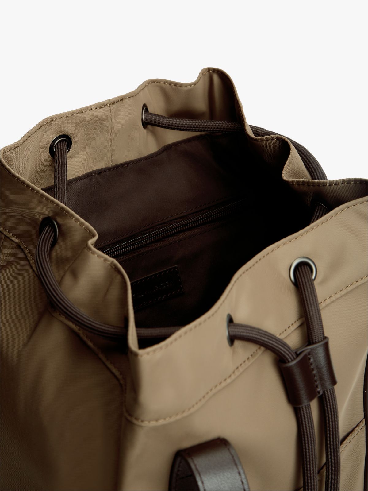 Heritage Logo Patch Sling Bag — Brown