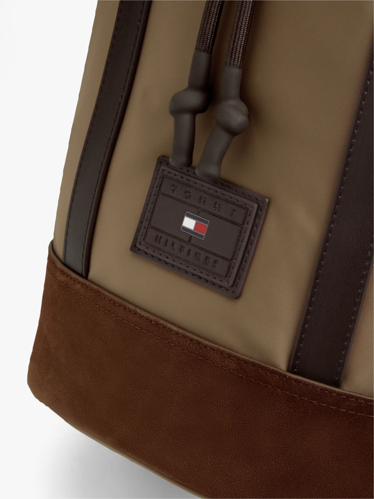 Heritage Logo Patch Sling Bag — Brown