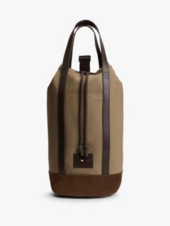 Heritage Logo Patch Sling Bag — Brown 1