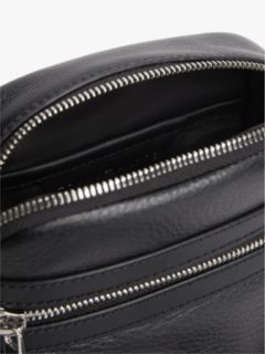 TH Business Leather Crossbody Reporter Bag — Black 4