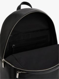 TH Business Premium Leather Dome Backpack — Black 4