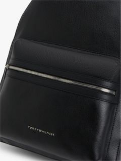 TH Business Premium Leather Dome Backpack — Black 5