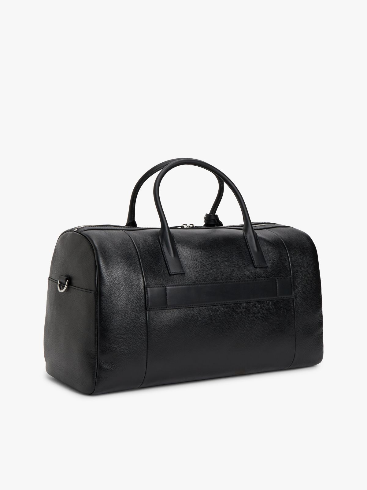 TH Business Premium Leather Duffel Bag — Black