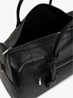 TH Business Premium Leather Duffel Bag — Black 4