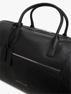 TH Business Premium Leather Duffel Bag — Black 5