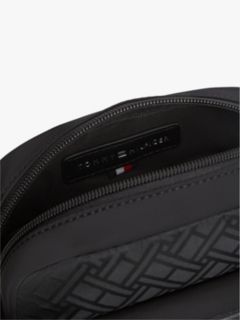 Flag Jacquard Crossbody Reporter Bag — Black 4