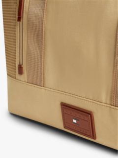 Mesh Panel Beach Tote Bag — Beige 5