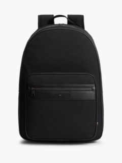 Water Resistant Dome Backpack — Black 1