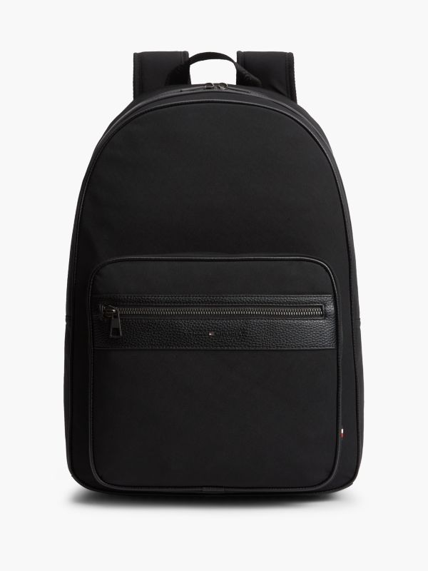Water Resistant Dome Backpack — Black