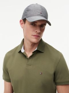 Hilfiger Flag Embroidery Chambray Baseball Cap — Grey 4