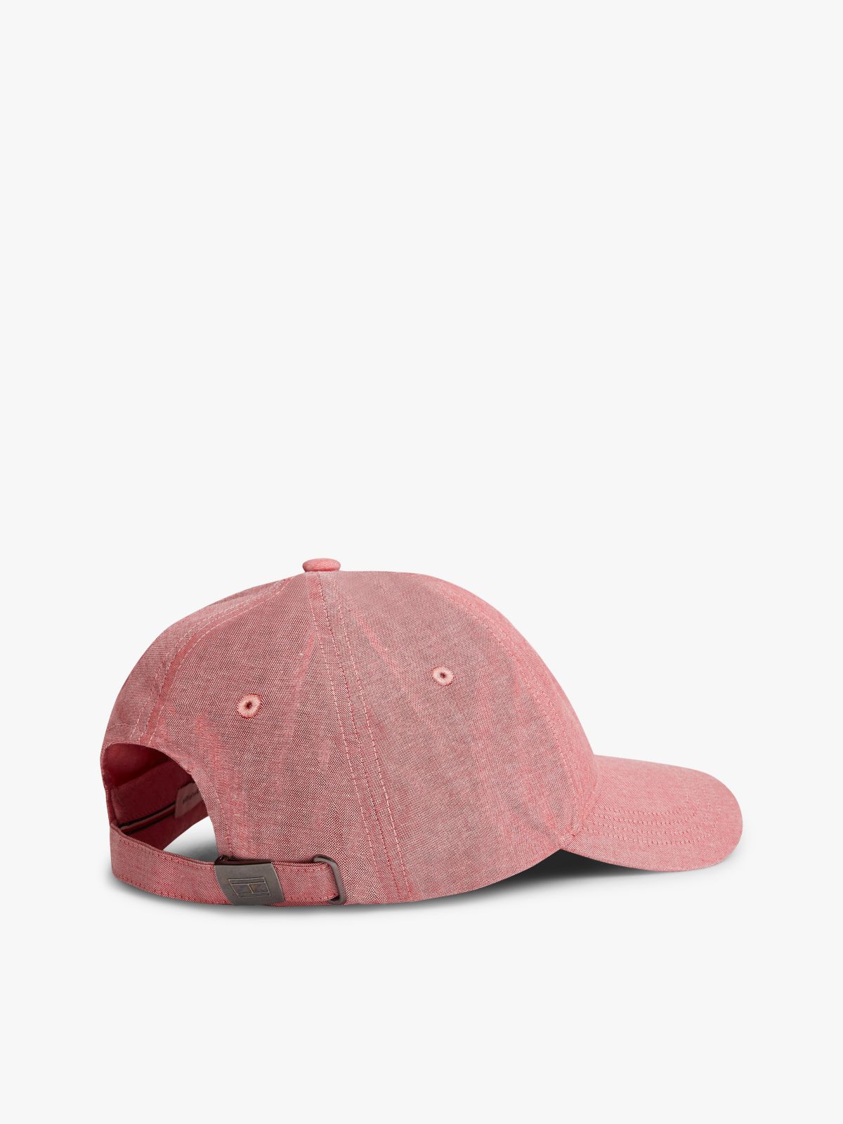 Hilfiger Flag Embroidery Chambray Baseball Cap — Pink