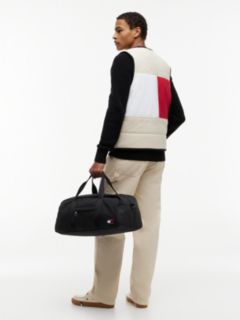 Essential Repeat Logo Textile Duffel Bag — Black 2