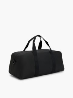 Essential Repeat Logo Textile Duffel Bag — Black 3
