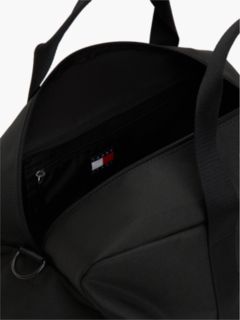 Essential Repeat Logo Textile Duffel Bag — Black 5
