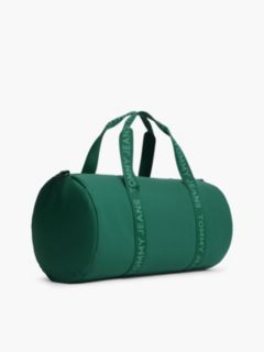 Essential Repeat Logo Textile Duffel Bag — Green 3