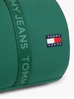 Essential Repeat Logo Textile Duffel Bag — Green 5