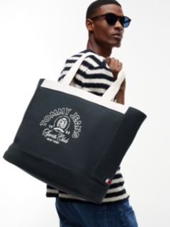 Logo Embroidery Tote Bag — Blue 2