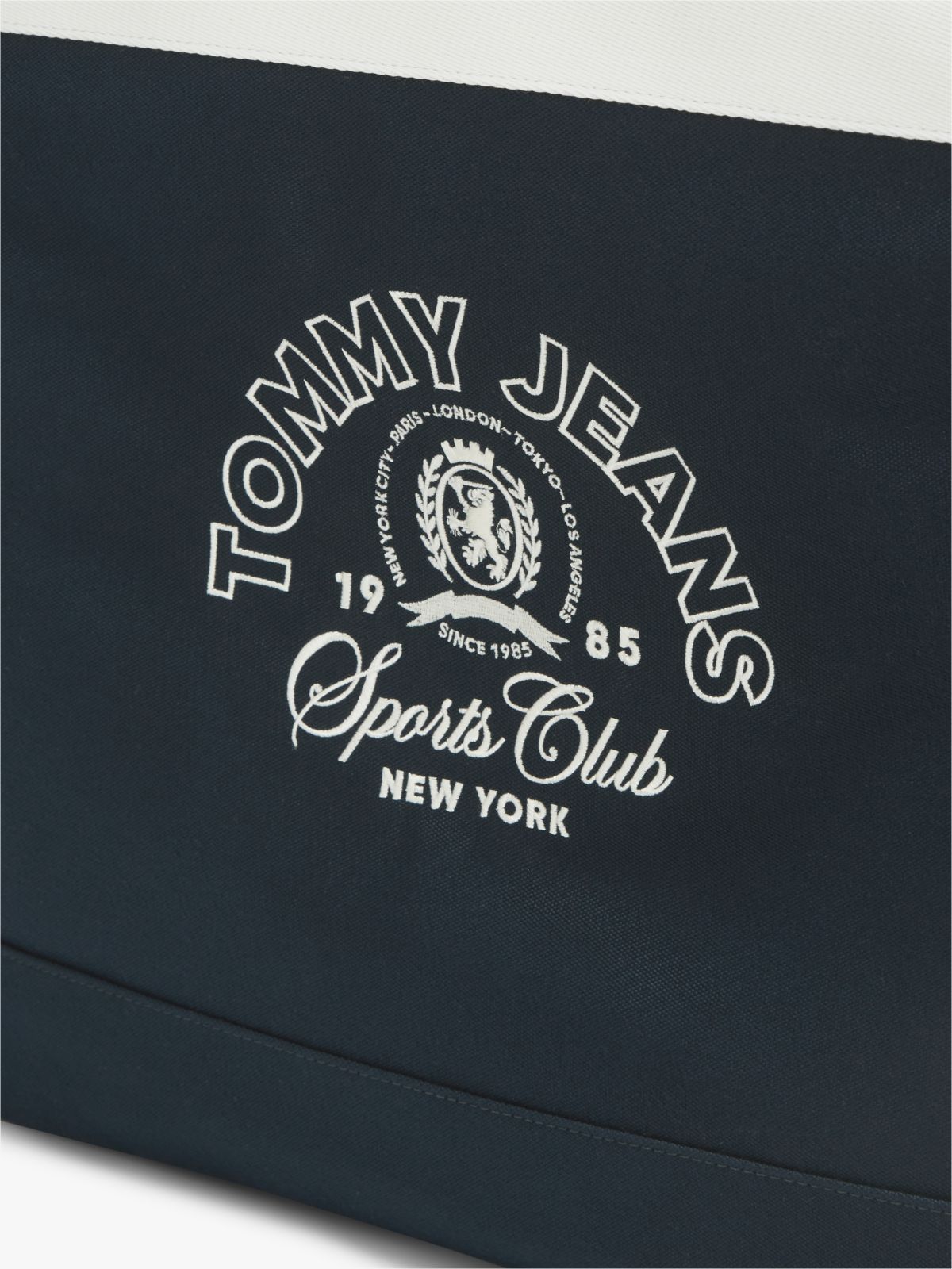 Logo Embroidery Tote Bag — Blue
