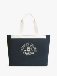 Logo Embroidery Tote Bag — Blue 1